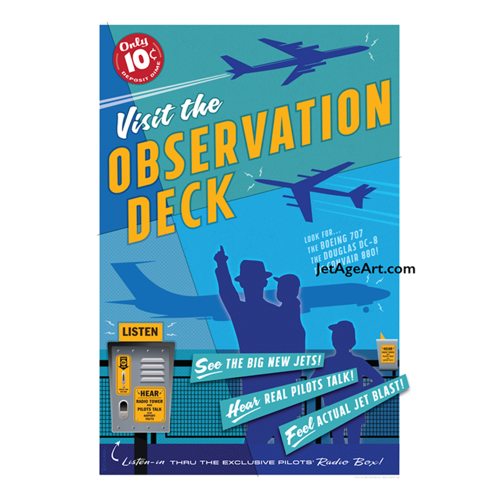 JAA Observation Deck Memories Art Print