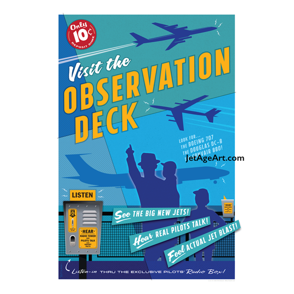 JAA Observation Deck Memories Poster 14x20