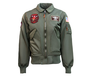 Military Style CWU 45/P Flight Jacket, Made In USA – McGuire