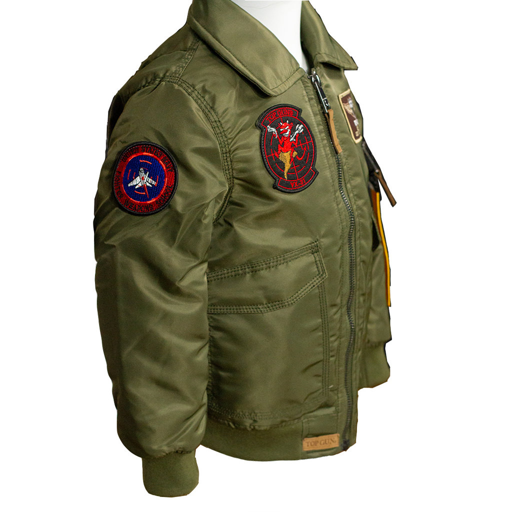 Top Gun Boys' Flight Jacket - red, 14 (Big Boys) 