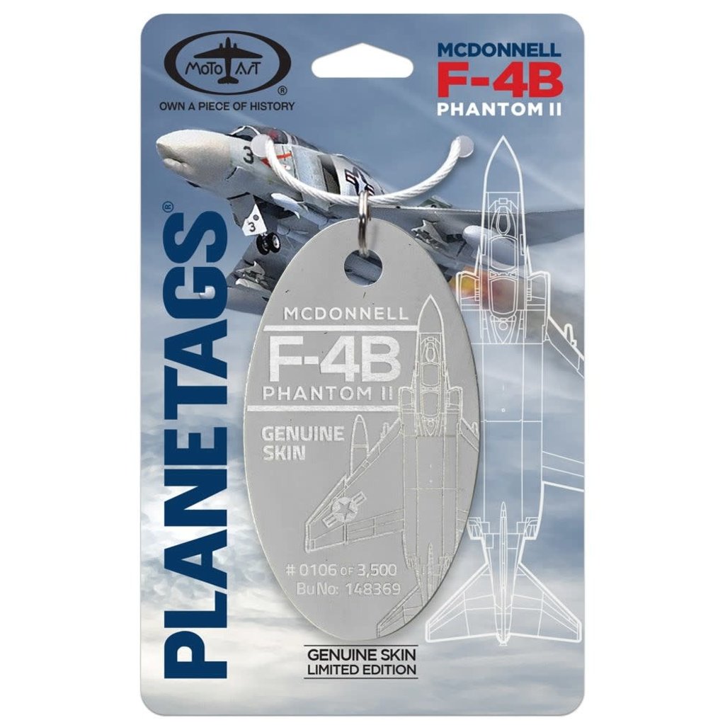 Plane Tag F-4B Phantom II Exterior Grey