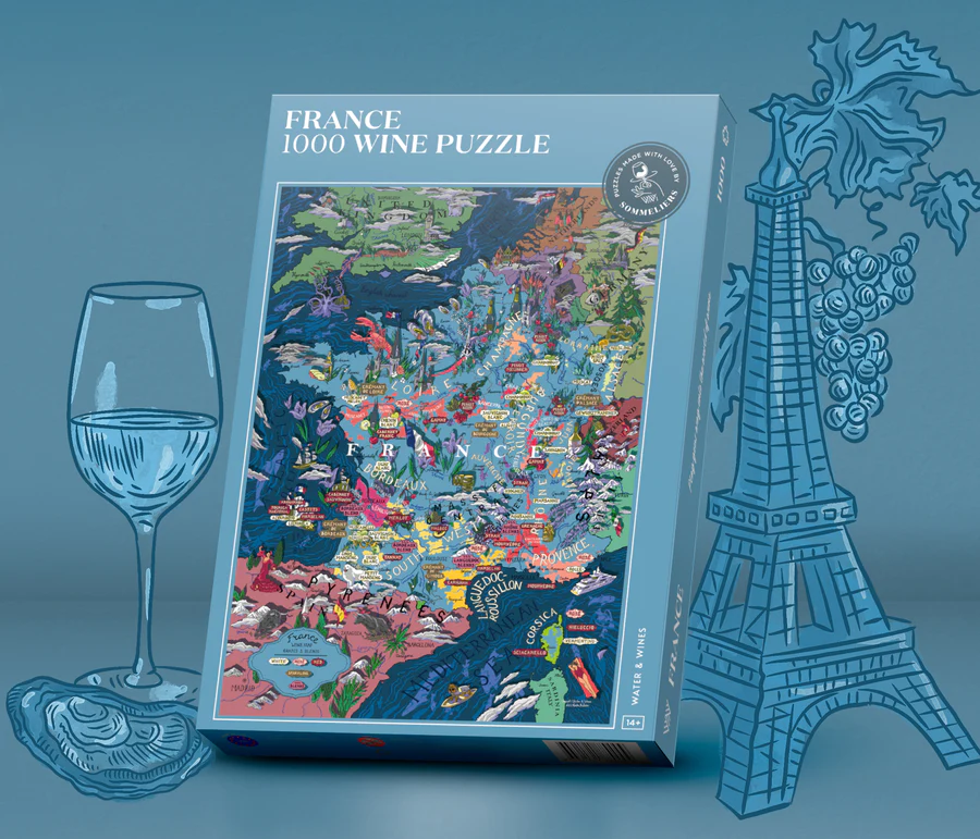Wine Puzzle France - Planewear