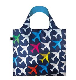 Loqi Airplane Pattern Reusable Tote Bag