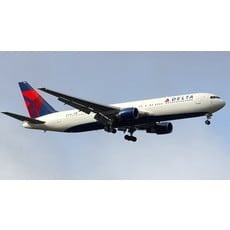 Plane Tag Boeing Delta 767-300 Series - Blue