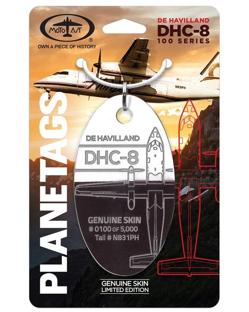 ヴィデロー航空 Aviationtag DHC-8-300 Widerøe's 90th anniversary: ​​Exclusive Aviationtags for the