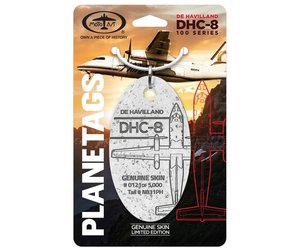 ヴィデロー航空 Aviationtag DHC-8-300 Widerøe's 90th anniversary: ​​Exclusive Aviationtags for the