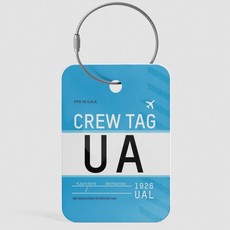 WHAT-2 UA Crew Luggage Tag