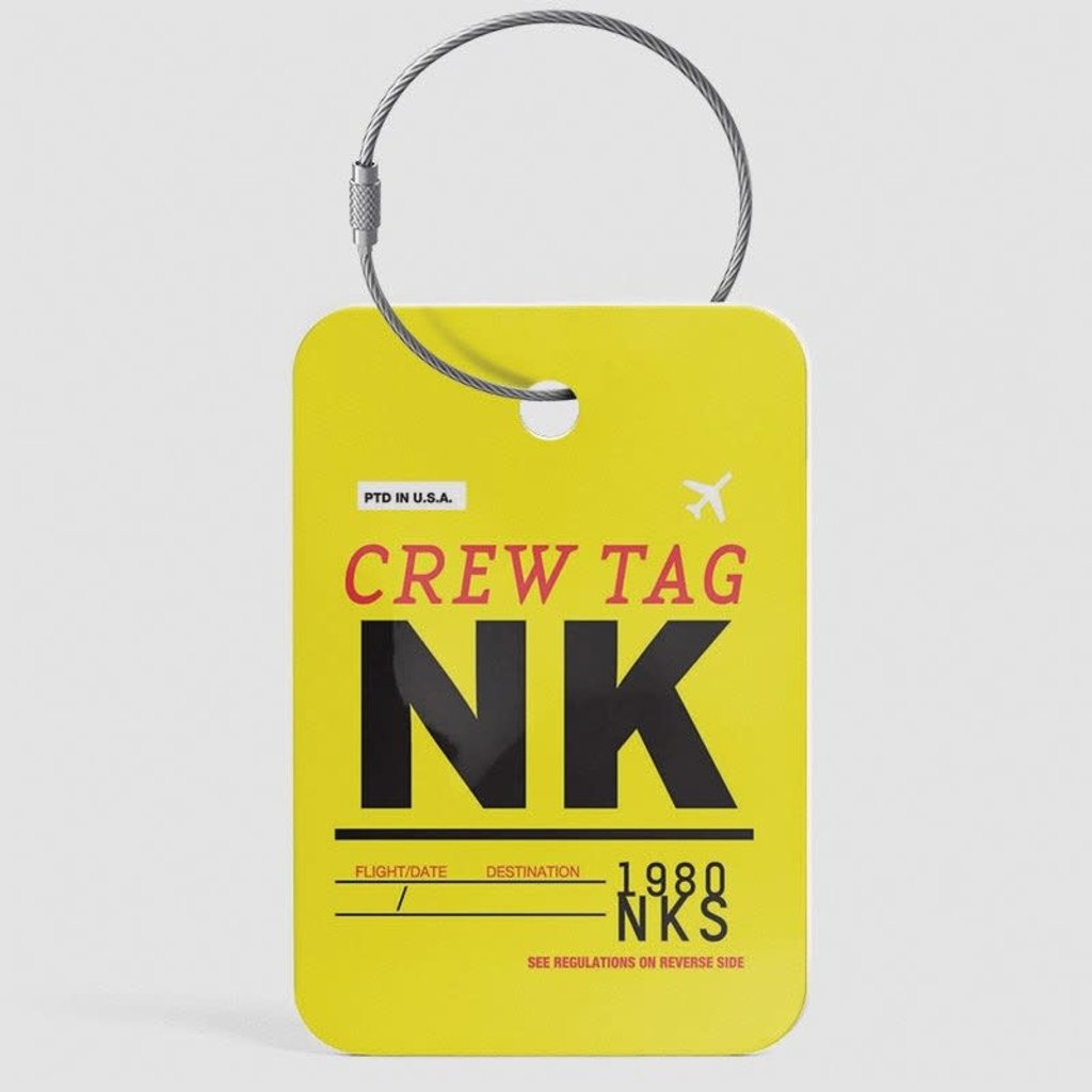 WHAT-2 NK Crew Luggage Tag