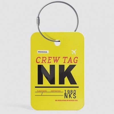 WHAT-2 NK Crew Luggage Tag