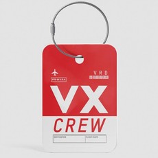 WHAT-2 VX Crew Luggage Tag