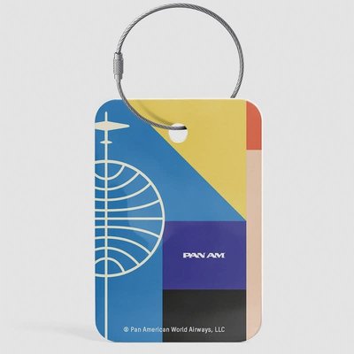 WHAT-2 Pan Am Bauhaus Color Luggage Tag