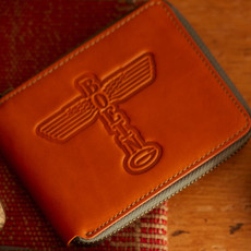Boeing Leather Zip Wallet