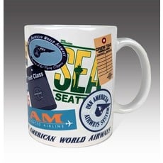 WHMS- Pan Am Travel Sticker Mug