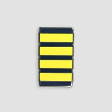 WHAT-1 Pilot Stripe Enamel Pin
