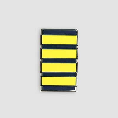 WHAT-1 Pilot Stripe Enamel Pin