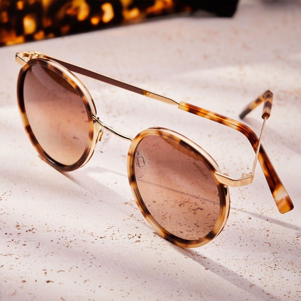 Randolph P3-Fusion 22k Rose Gold Sunglasses