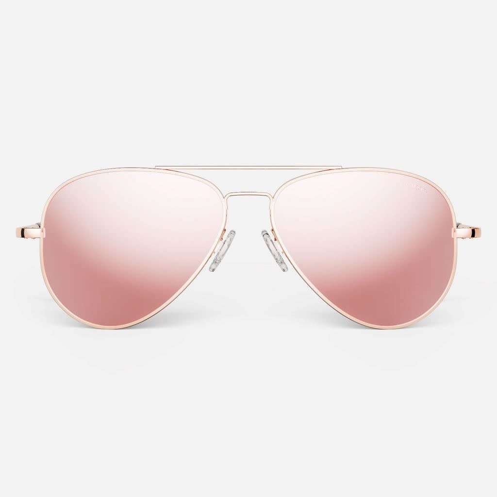 Randolph Aviator 22K Rose Gold Sunglasses