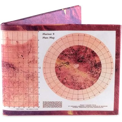 Mars Map Mighty Wallet