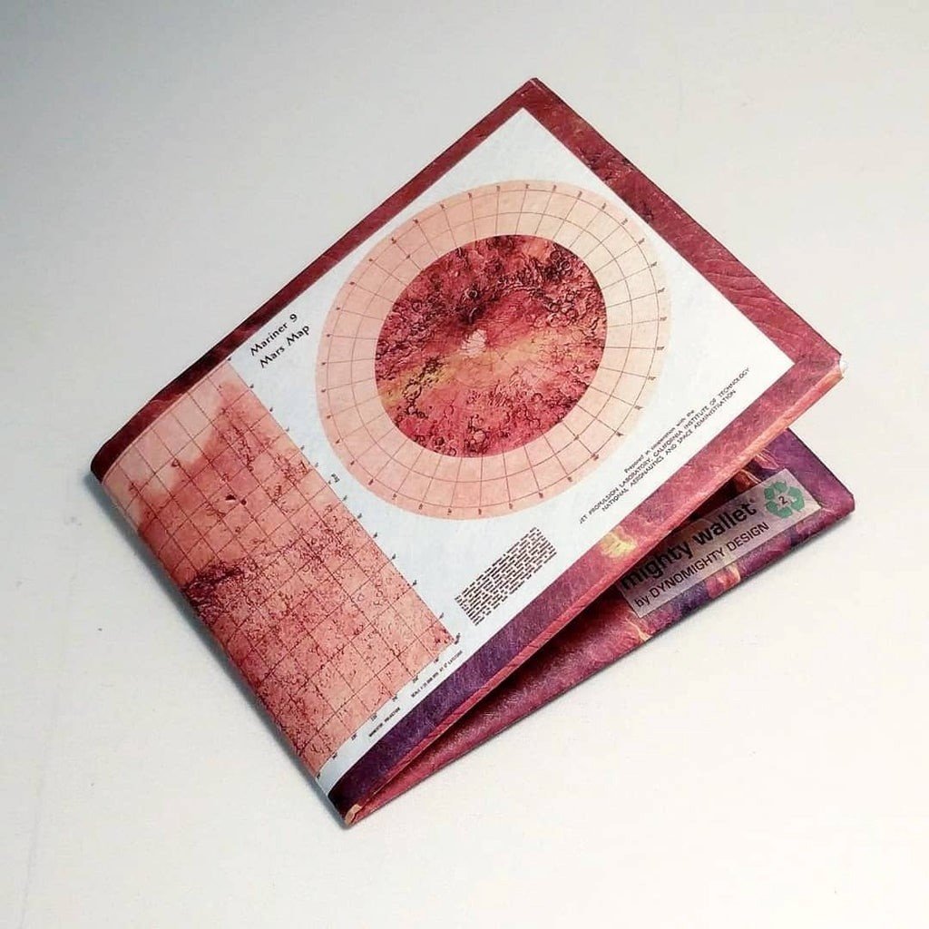 Mars Map Mighty Wallet