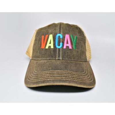 WHLGY- VACAY Vintage Trucker Cap