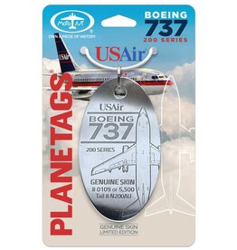 Plane Tag Boeing USAir 737-200 Series