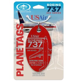 Plane Tag Boeing USAir 737-200 Series