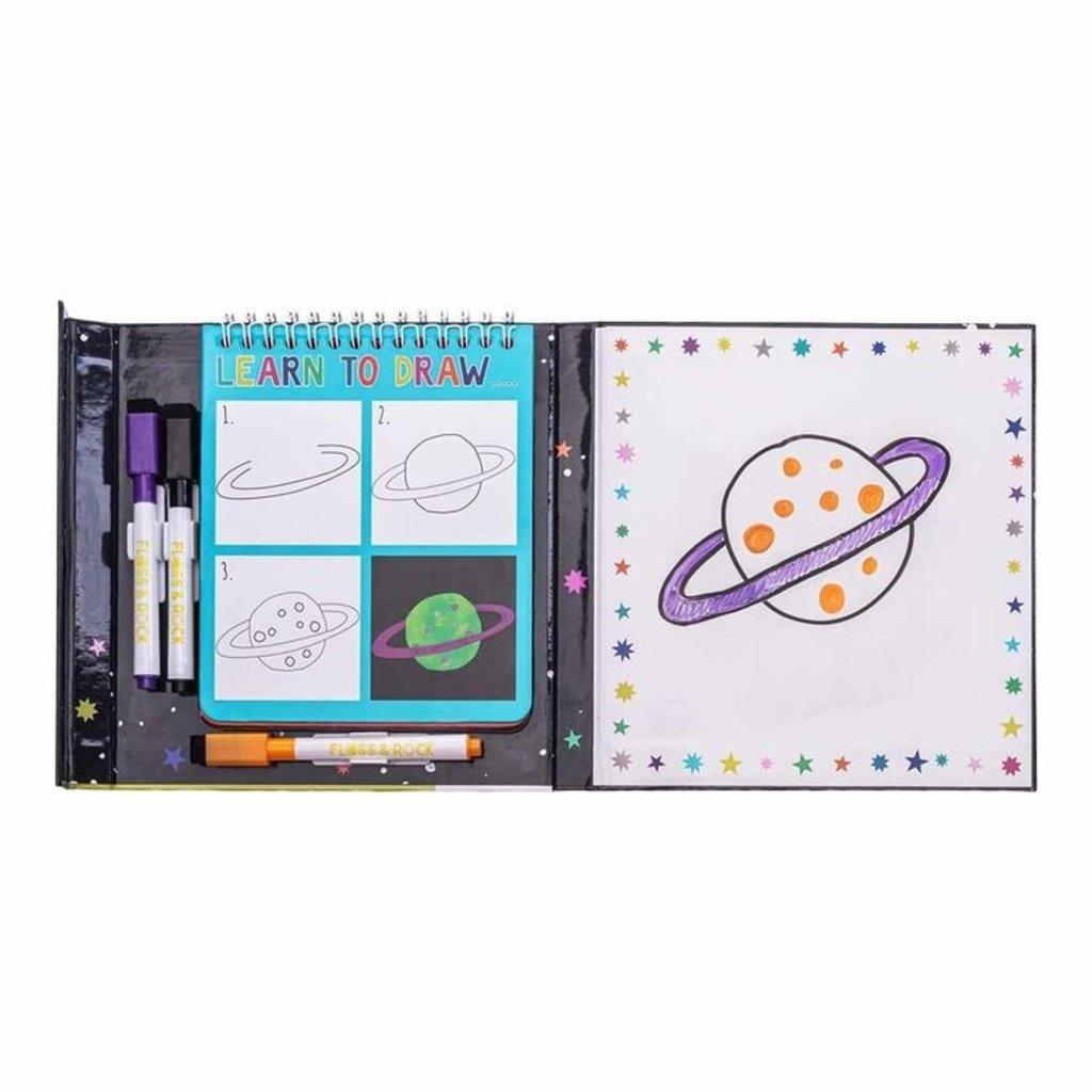 Space Learn to Draw Book for Kids Ages 5-7