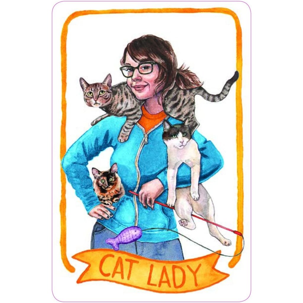 Cat Lady Old Maid Card Game
