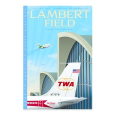 JAA TWA at Lambert Field Tribute  Art Print