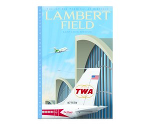 Art Print: Jet Age TWA at Lambert Field Tribute ✈️ - Planewear