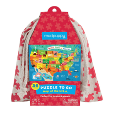 Puzzle to Go Map of the USA