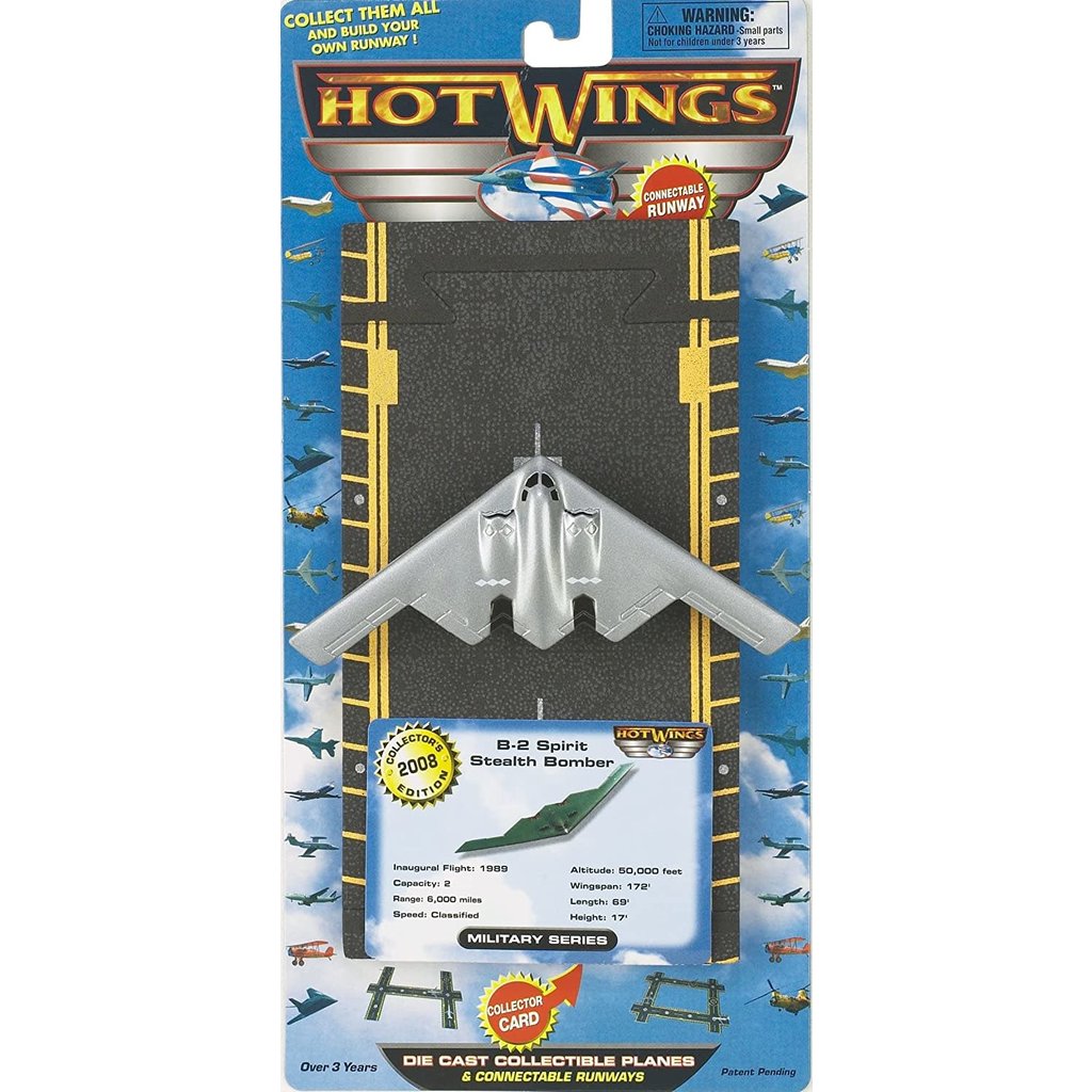 Hot Wings B-2 Spirit Stealth Bomber (Silver)