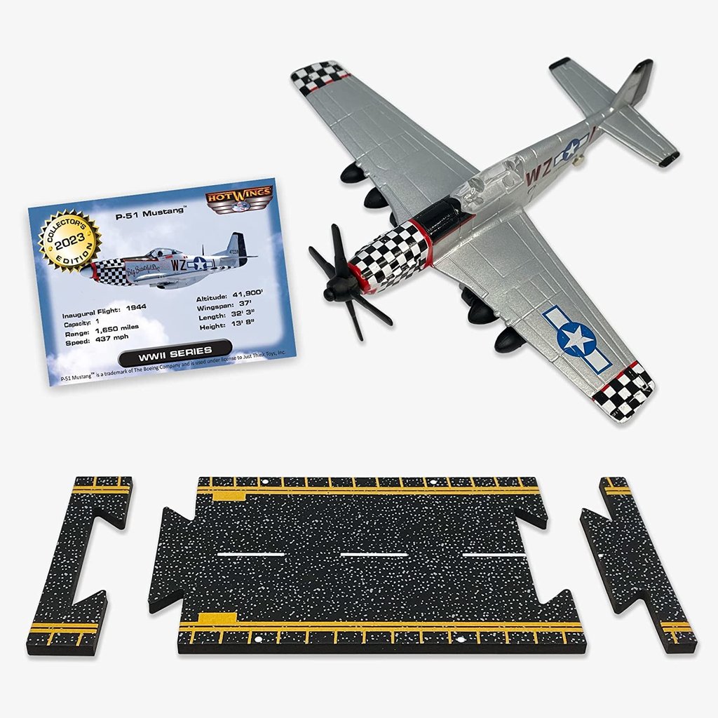 Hot Wings P-51 Mustang (Black & Yellow)