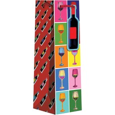WHJR- Wine Glasses Wine Bottle Tote