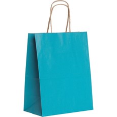 WHJR- Robins Egg Blue Kraft Medium Gift Tote