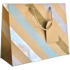 WHJR- Party Stripe Medium Gift Tote