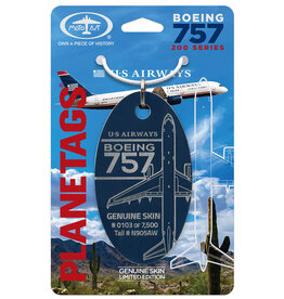 Plane Tag Boeing 757 US Airways Blue