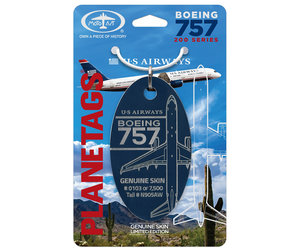 Plane Tag Boeing 757 US Airways Blue✈️ - Planewear
