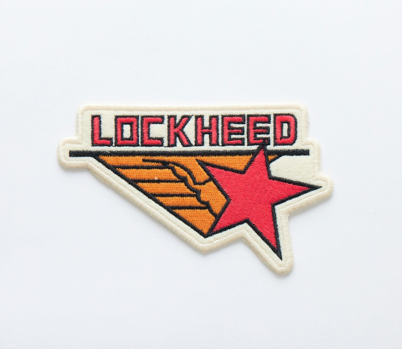 lockheed security patch, new old stock, 1960's - Gem