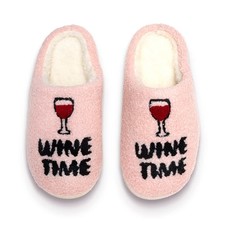 WH1LR- Wine Time Slippers