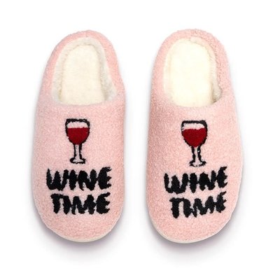 1LR- Wine Time Slippers