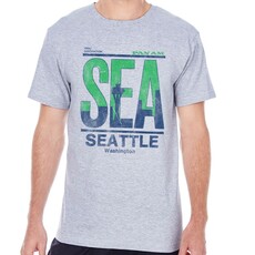 Pan Am Seattle Mens T-shirt Blue/Green