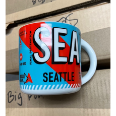 SEA Luggage Tag  Coffee Mug