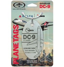 Plane Tag Northwest DC-9 Pearl