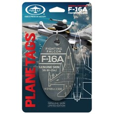 Plane Tag F-16A Fighting Falcon -Exterior Grey