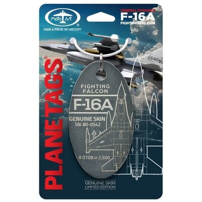 Plane Tag F-16A Fighting Falcon - Exterior Grey