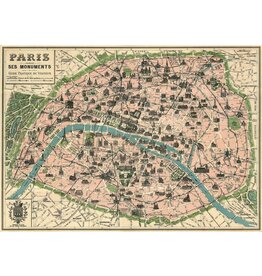 WHCV- Paris Monuments Map & Wrap