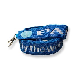 WHDJ- Pan Am Beaded Luggage (guitar)Strap