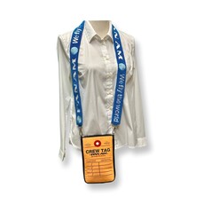WHDJ- Pan Am Beaded Luggage (guitar)Strap