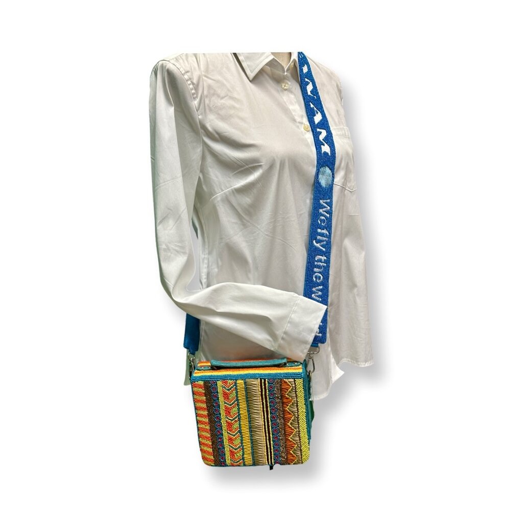 WHDJ- Pan Am Beaded Luggage (guitar)Strap